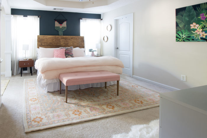 Nourison Jazmine Rug: Exotic Bedroom Update • Carla Bethany Interior ...